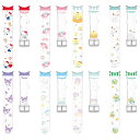 79 SANRIO Characters Happy Galaxy Watch Clear Band ギャラクシー ウォッチ クリアバンド ベルト 20mm 時計バンド 腕時計ストラップ