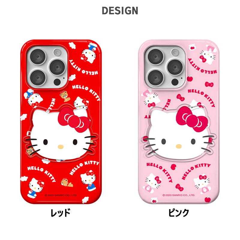 MP サンリオ ハローキティ ソフト アクリル スマホグリップ iPhone Galaxy スリム ...