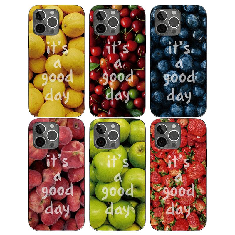 SI グッデイフルーツ iPhone Galaxy マグネット カード ドア バンパー ケース カバー スマホケース GOOD DAY FRUIT MAGNET CARD DOOR BUMPER CASE COVER カード2枚が収納できる実用性 ミラーが入っております。