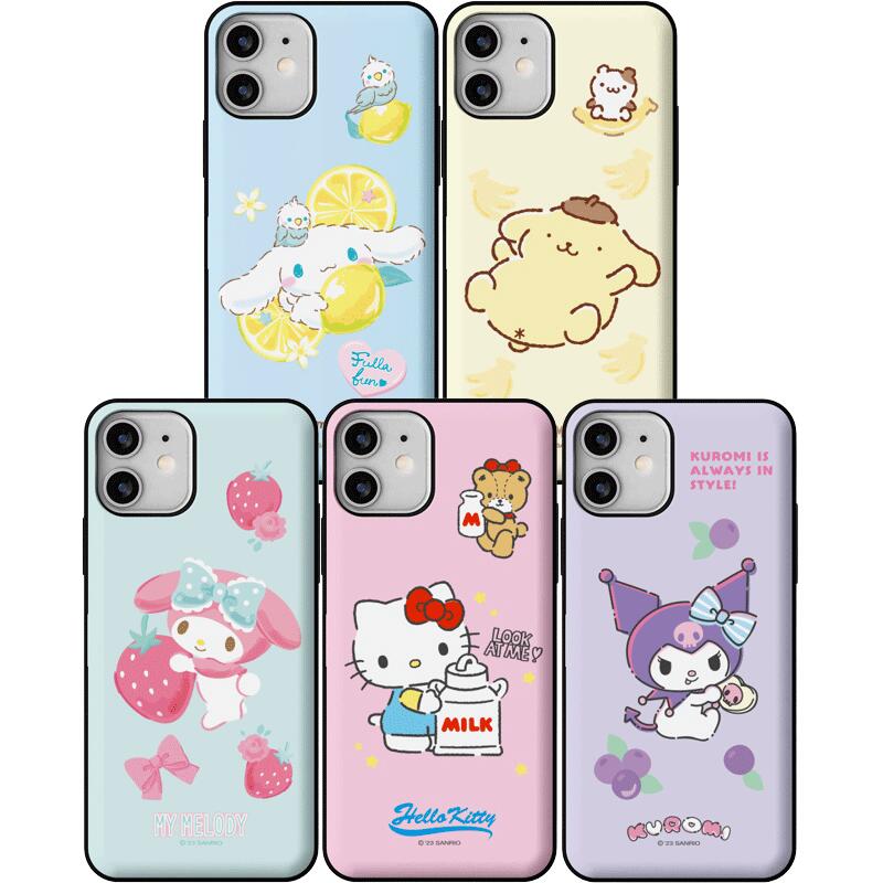 79 サンリオ チョコレート iPhone Galaxy マグネット カード ドア バンパー ケース カバー スマホケース SANRIO CHOCOLATE MAGNET CARD DOOR BUMPER CASE COVER カード2枚が収納できる実用性 ミラーが入っております。