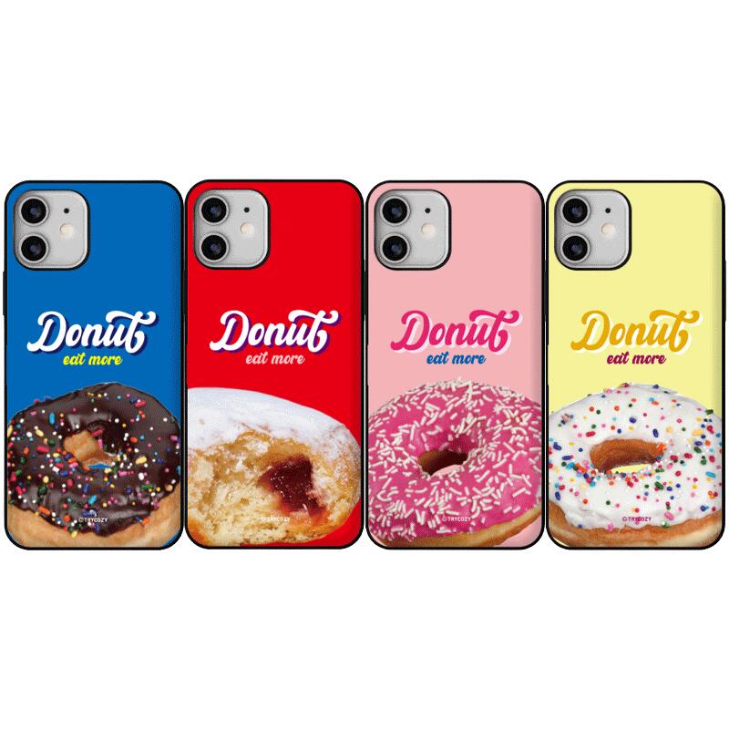 TR ドーナツ iPhone Galaxy マグネット カード ドア バンパー ケース カバー スマホケース DONUT MAGNE..