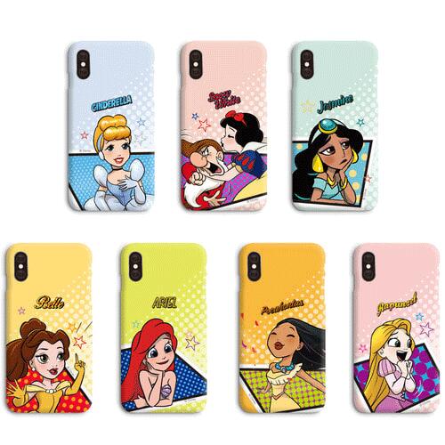 JH ディズニープリンセス コミック iPhone Galaxy スリム ハード ケース カバー スマホケース DISNEY PRINCESS COMIC Slim Hard Case Cover