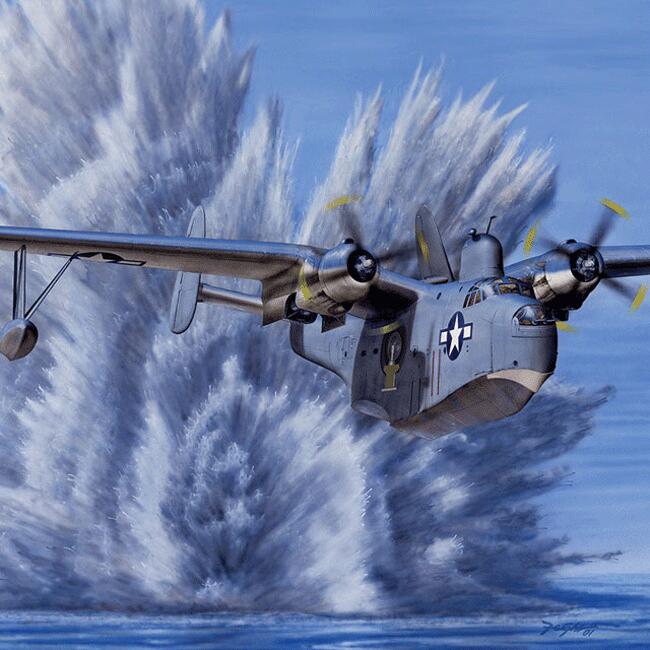 AC 12586 1/72 アメリカ海軍 PBM マリナー 組立式 プラスチックモデル