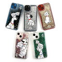 ディズニー 101匹わんちゃん iPhone Galaxy グリッター ゼリー ケース カバー スマホケース ブリングスパット DISNEY 101 DALMATIANS BLING SPOT GLITTER JELLY CASE COVER HH