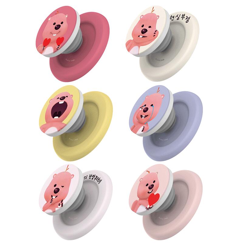 ルーピー Magsafe 対応 スマホスタンド 強力磁石仕様 かわいい スマホグリップ グリップホルダー スマホリング シンプル スタンド ホルダー 落下防止 携帯スタンド スマホ グリップスタンド マグセーフ対応 ZANMANG LOOPY LOVELY LOOPY MagSafe SMART Grip