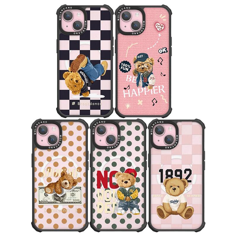テディ iPhone Galaxy インパクト ゼロ MagSafe 対応 バンパー ケース カバー スマホケース TEDDY IMPACT ZERO MagSafe Case Cover SI