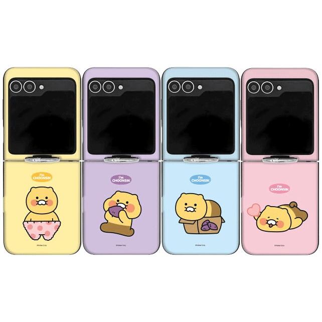 카카오프렌즈 춘식 iPhone Galaxy 스탠다드 마그넷 카드 도어 범퍼 케이스 커버 스마트폰 케이스 큐티 루피 KAKAO FRIENDS CHOONSIK STANDARD MAGNET CARD DOOR BUMPER S2