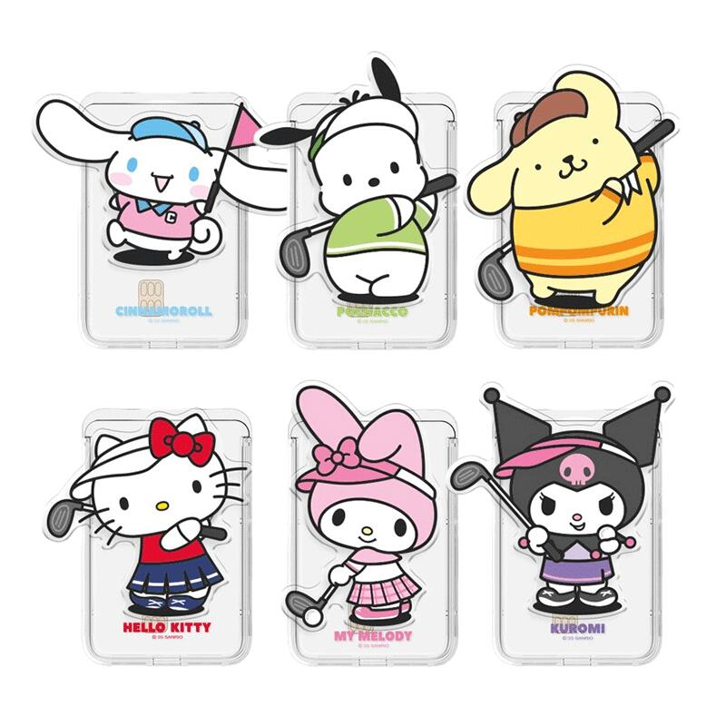 サンリオ ゴルフ スマホグリップ Magsafe 対応 スライド カード ウォレット SANRIO GOLF SMART GRIP MagSafe Slide Card Wallet スマホスタンド かわいい グリップホルダー スマホリング シンプル スタンド ホルダー 落下防止 携帯スタンド スマホ グリップスタンド TR