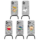 クレヨンしんちゃん iPhone Galaxy フォーカス ライン ストラップ 防弾 ケース カバー スマホケース ストラップホルダー スマホ ショルダーストラ...