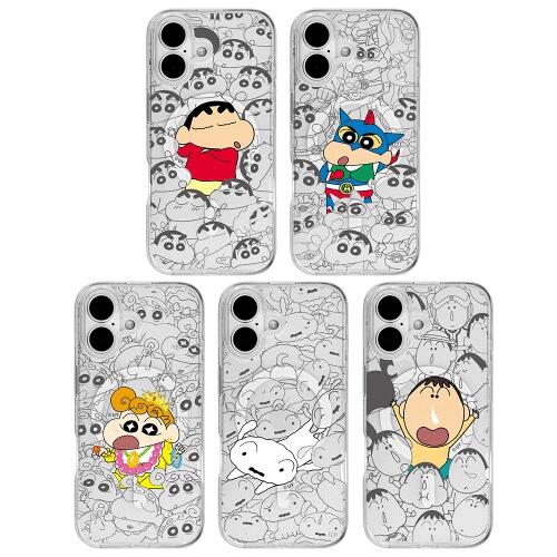 クレヨンしんちゃん iPhone Galaxy フォーカス ライン MagSafe 対応 防弾 透明 ケース カバー スマホケース CRAYON SHINCHAN FOCUS LINE MagSafe Gell Hard Case Cover CQ