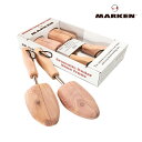 【 スニーカー関連メニュー10％OFFクーポン配布中！ 】MARKEN（マーケン）アロマティック シーダー シュー トゥリー タイプA サイズ：メンズ(S、M、L) 男性用 木製 ツリー キーパー 靴型 消臭 臭い 抑制 湿気 吸湿 革靴 シューズ 型崩れ 防止 西洋 芳香 杉 使用^