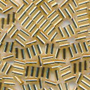MIYUKI 竹ビーズ 1分 1.5x3mm #3(#42) ゴールド(金茶銀引) ミユキビーズ