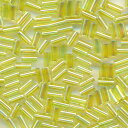 MIYUKI 竹ビーズ 1分 1.5x3mm #258 ペリドットスキAB ミユキビーズ