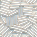 MIYUKI 竹ビーズ 2分 1.7x6mm #551 ホワイト(アラバス銀引) ミユキビーズ