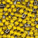 ヴィンテージスワロフスキー爪付き 2穴 #4600 6x4mm シトリン 10個 縫付用ラインストーン ビーズ