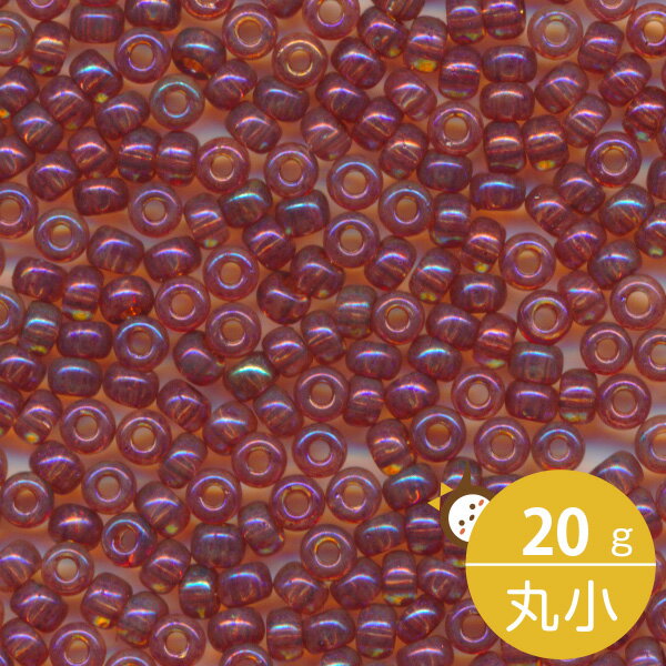 MIYUKI シードビーズ 丸小 11/0 約2mm #302 クリスタルABワインゴールドラスター 20グラムバラ 約2 200粒入り ミユキビーズ