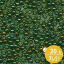 MIYUKI シードビーズ 丸小 11/0 約2mm #306 グリーンゴールドラスター 20グラムバラ 約2,200粒入り ミユキビーズ