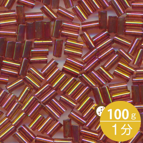 MIYUKI 竹ビーズ 1分 1.5x3mm #301 クリスタルABゴールドラスター 100グラムバラ (20グラムパック×5個) 約8,300粒入り ミユキビーズ