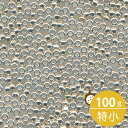 MIYUKI シードビーズ 丸特小 15/0 約1.5mm #181 シルバー(外銀メッキ) 100グラムバラ (20グラムパック×5個) 約25,000粒入り ミユキビーズ