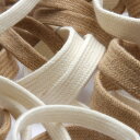 平コード オーガニックコットン 手芸 服飾 きんちゃく紐 FUJIYAMA RIBBON