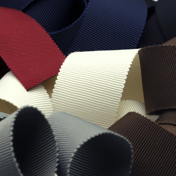 リボン屋さんが作った リボンベルト グログラン 25mm巾 1.8メートル