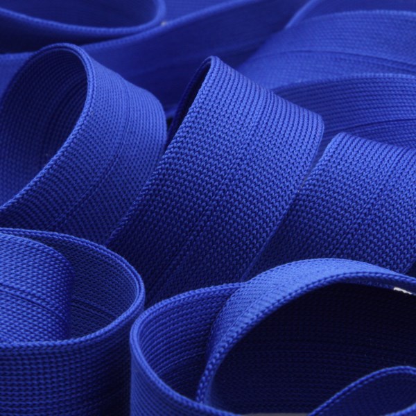 薄手ニットバインダーテープ ポリエステル 9x9mm ブルー 9.14M巻 手芸 服飾 ラッピング FUJIYAMA RIBBON