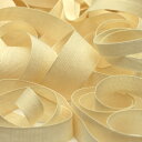 タフタリボン オーガニックコットン 生成り 手芸 服飾 ラッピング FUJIYAMA RIBBON