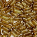 アンティーク2穴ビーズ 13x4mm ブラウン 30個入り