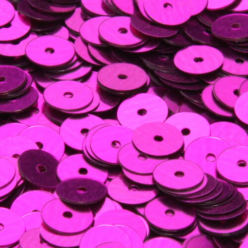 フランス製 高級スパンコール メタリック グラデーション スパングル 平丸 6mm ダークパープル