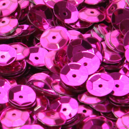 フランス製 高級スパンコール メタリック グラデーション スパングル 亀甲 6mm ダークパープル