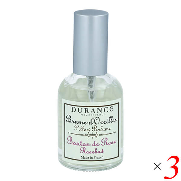 デュランス DURANCE コロンにもなる、ピローミスト 50ml 香り8種 3本セット フランス製 枕 リネン
