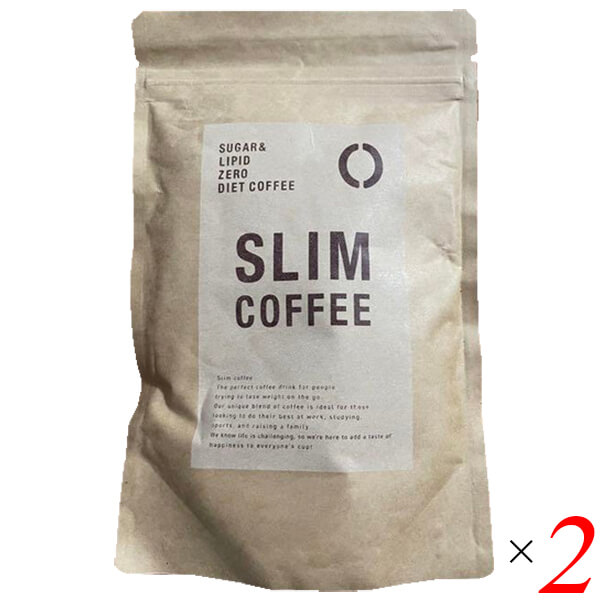 【お買い物マラソン！ポイント5倍！】スリムコーヒー SLIM COFEE 100g 2個セット ダイエット ダイエットコーヒー 置き換え 送料無料