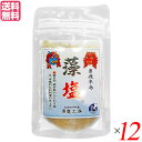 【マラソン限定!100円クーポン!ポイント2倍!】塩 藻塩 天然塩 男鹿半島 藻塩 40g 12袋セット 男鹿工房 送料無料