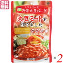 【5/1(木)限定!ポイント最大8倍!】大豆たんぱく 大豆ミート ソイミート 三育フーズ トマトソース野菜大豆バーグ 100g 2個セット 送料無料