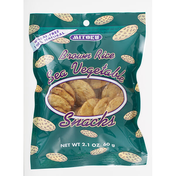 【11/10(月)限定!楽天カード利用でポイント9倍!】せんべい 煎餅 おかき ミトク 玄米せんべい・海藻(国産米使用)60g 【11/10(月)限定!楽天カード利用でポイント9倍!】せんべい 煎餅 おかき ミトク 玄米せんべい・海藻(国産米使用)60g