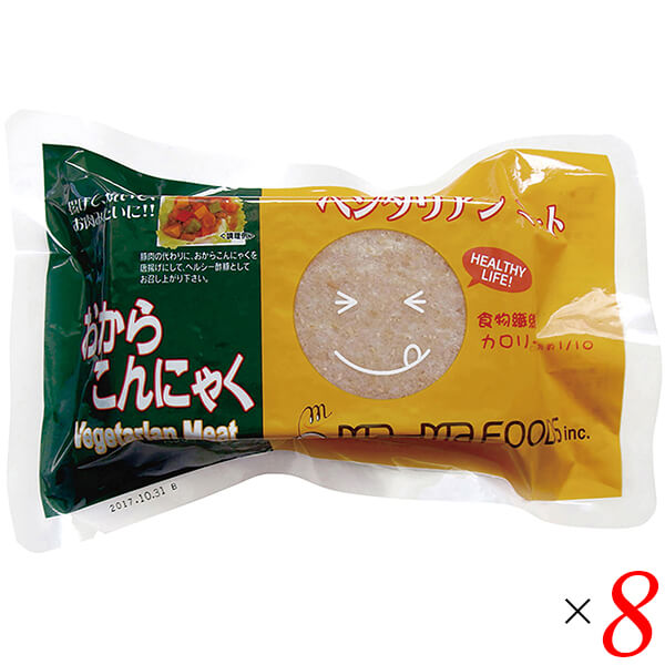 おからこんにゃく(ベジタリアンミート)340g 8個セット マーマフーズ 送料無料