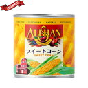 【マラソン限定!学割2倍!100円クーポン!】コーン 缶詰 缶 アリサン 有機スイートコーン缶 340g(245g)