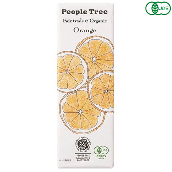 【BF限定！100円クーポン！学割2倍！】チョコ チョコレート ギフト ピープルツリー オーガニック チョコレート オレンジ 50g