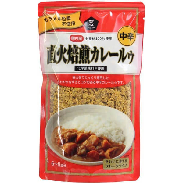 カレールー カレールウ フレーク ムソー 直火焙煎カレールゥ・中辛 170g 送料無料