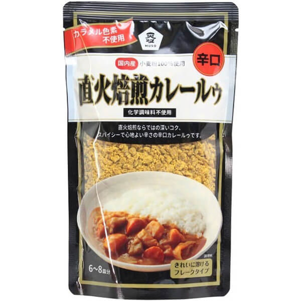 【5/20(月)限定！楽天カードでポイント4倍！】カレールー カレールゥ フレーク ムソー 直火焙煎カレールゥ・辛口 170g 送料無料