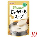 【5/1(木)限定!ポイント最大8倍!】マルサン 豆乳仕立てのじゃがいもスープ 180g 10個セット ビシソワーズ レトルト パウチ