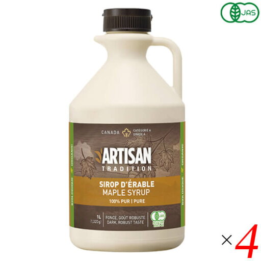 ミトク アーティザントラディションメープルシロップ 1320g(1L) 4本セット ミトク アーティザントラディションメープルシロップ 1320g(1L) 4本セット