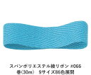 スパンポリエステル綾リボン #066 25mm幅 巻(30m) 9サイズ86色展開 ハンドメイド DIY 手芸 クラフト 材料 資材 リメイク Ribbon Bon(3)