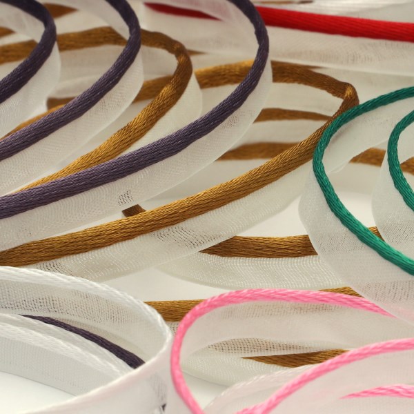 RiBBONs 楽天市場店のパイピング シースルー 約8mm 3メートルカット 手芸 服飾 縁取りテープ FUJIYAMA RIBBON 送料無料｜アングル2