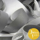 再帰反射テープ 6mm シルバー 3メートルカット 手芸 服飾 FUJIYAMA RIBBON 送料無料