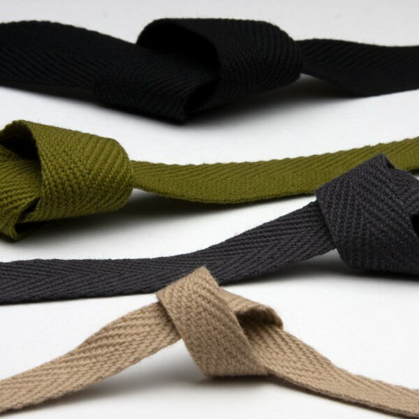 杉綾リボン コットン 厚手 20mm 3メートルカット 手芸 服飾 FUJIYAMA RIBBON 送料無料