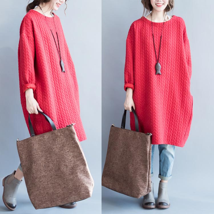 チュニック ワンピース レディース 秋冬 大きいサイズ コクーンワンピース バルーン ゆったり ワンピース ボリューム 厚手 クルーネック ワンピ キレイめ ゆったり 長袖 体型カバー カジュアル 森ガール 着痩せ お洒落 大人可愛い ナチュラル