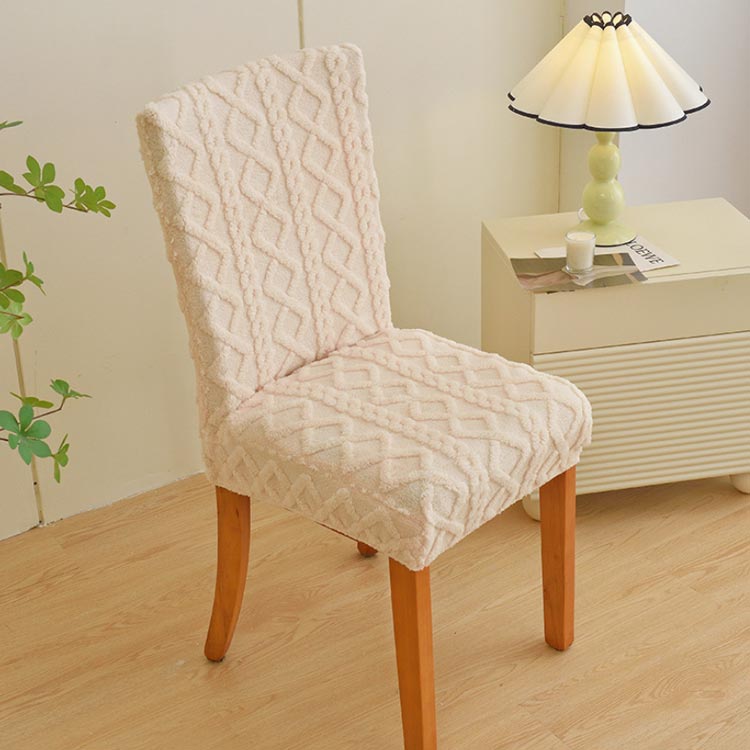 伸びる 暖かい あったか 冬 イスカバー かけるだけ ストレッチ チェアカバー 寒さ対策 マイクロファイバー 椅子カバー いすカバー 座椅子カバー フィット 椅子カバー 冬用 防寒対策 ダイニングチェアカバー ふわふわ もこもこ 秋冬 北欧 ケーブル編み 洗える [2]