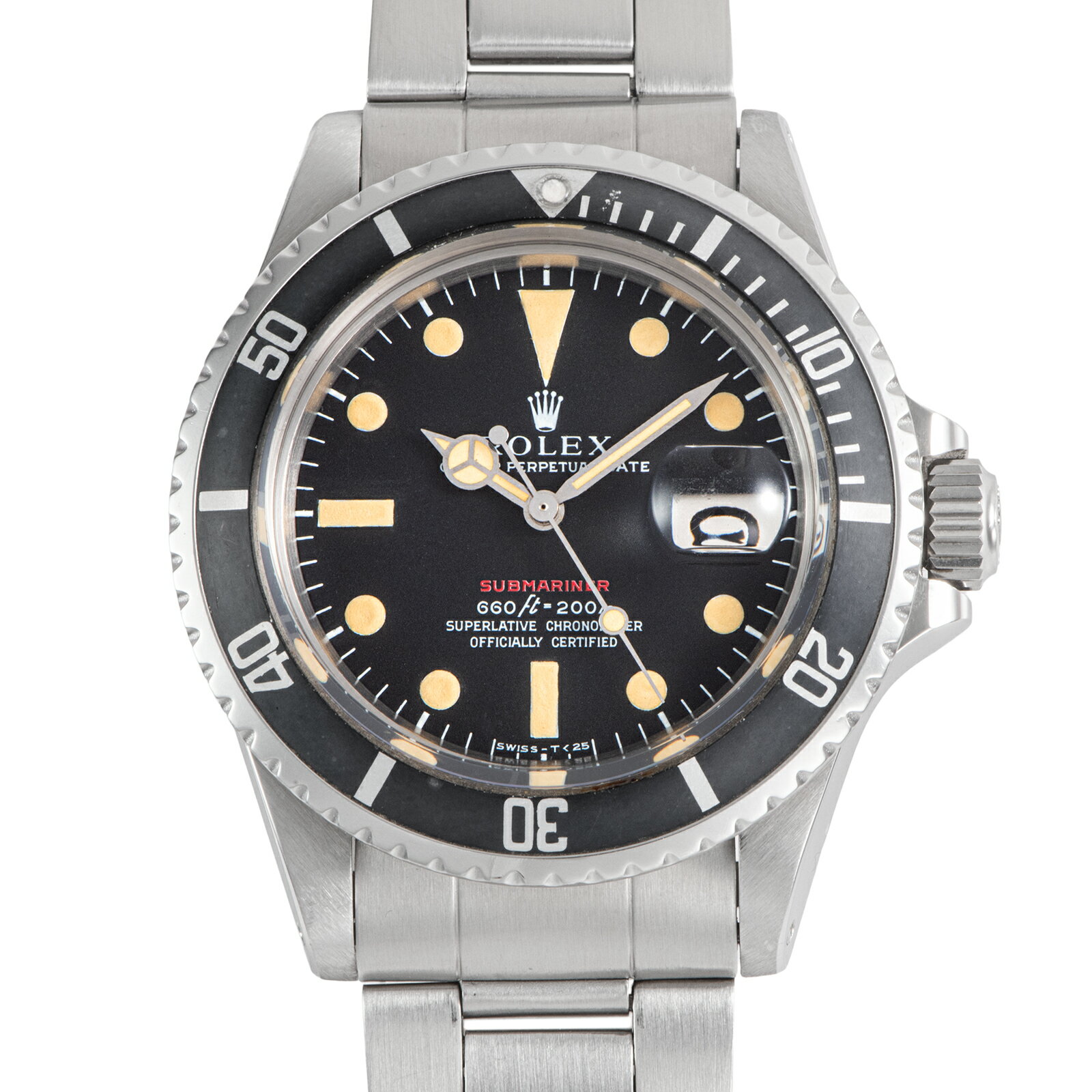 ROLEX ロレックス サブマリーナ 1680 1970年製 赤サブ Mark4 ステンレススチール【中古】