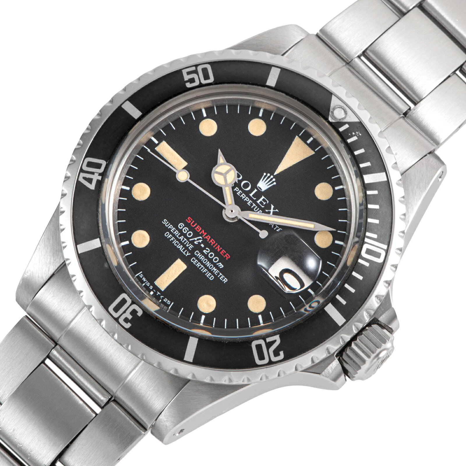 ROLEX ロレックス サブマリーナ 1680 1970年製 赤サブ Mark4 ステンレススチール【中古】